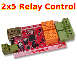 Plc relay 2x5 remote control