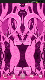 Zebra srdce Theme GO Launcher poster 2