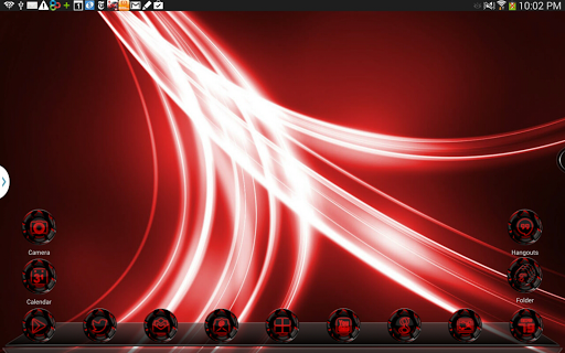 【免費個人化App】Go Launcher Theme Red Twister-APP點子