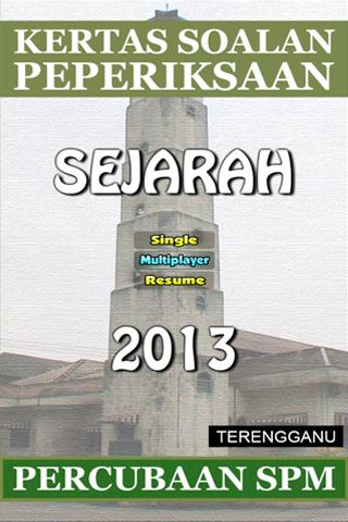 SPM Sejarah 2013