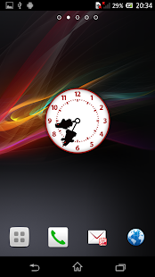 くまモンのアナログ時計ウィジェット Screenshots 1