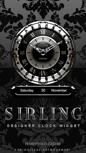 SIRLING Designer Clock Widget