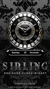 Free SIRLING Designer Clock Widget APK