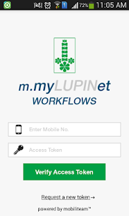 m.myLUPINet WORKFLOWS Screenshots 0