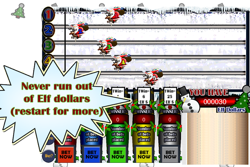 Jingle Bell Derby Coin Op Screen 2