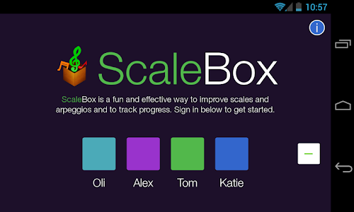 Android application ScaleBox screenshort