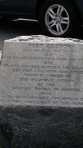 Fort Casimir Dedication Stone