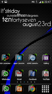 ADW Theme Crystal Black HD - screenshot thumbnail