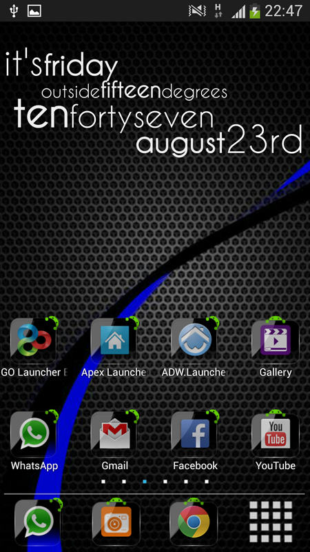 Theme Crystal Black HD Pack - screenshot