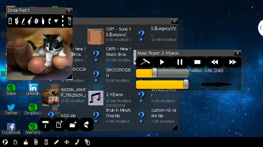 Multiscreen Multitasking THD Screen 2