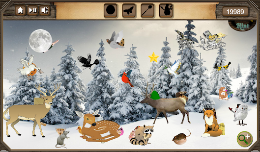 Android application Hidden Object - Winter Forest screenshot