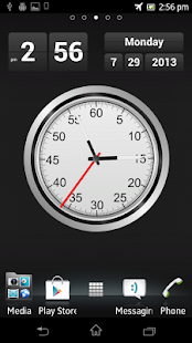 T Clock Live Wallpaper