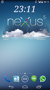 Nexus LG weather Zooper widget - screenshot thumbnail
