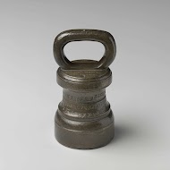 Krukgewicht voor 200 silveren rijders in leren sack