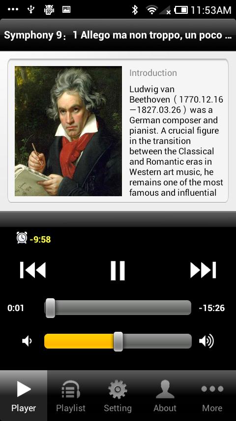 Beethoven Symphony 9 Screen 1
