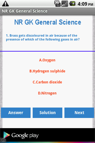 NR GK General Science