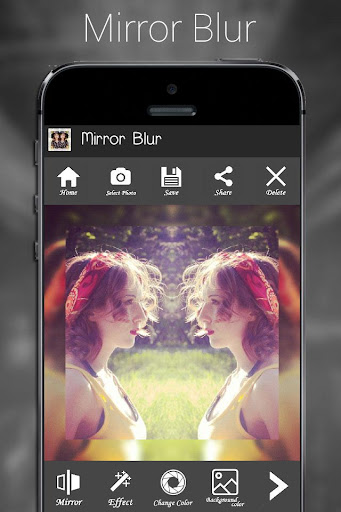 【免費攝影App】Mirror Blur - Photo Editor-APP點子