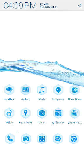 Iceblue Atom Iconpack