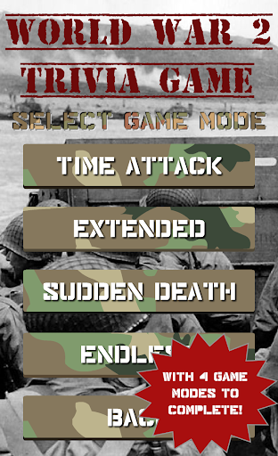 World War II Trivia Game