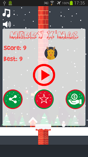 【免費休閒App】Flappy Papa – Merry Christmas-APP點子