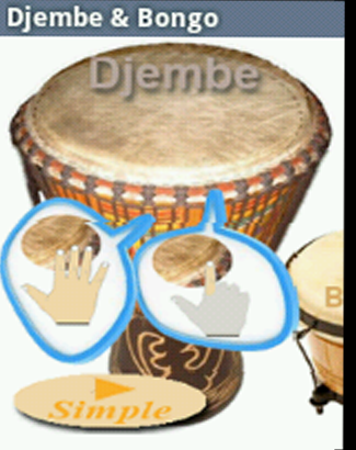 Virtual Djembe Bongo