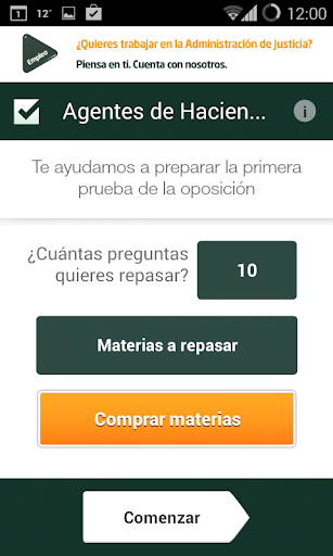 Test Agentes Hacienda Pública