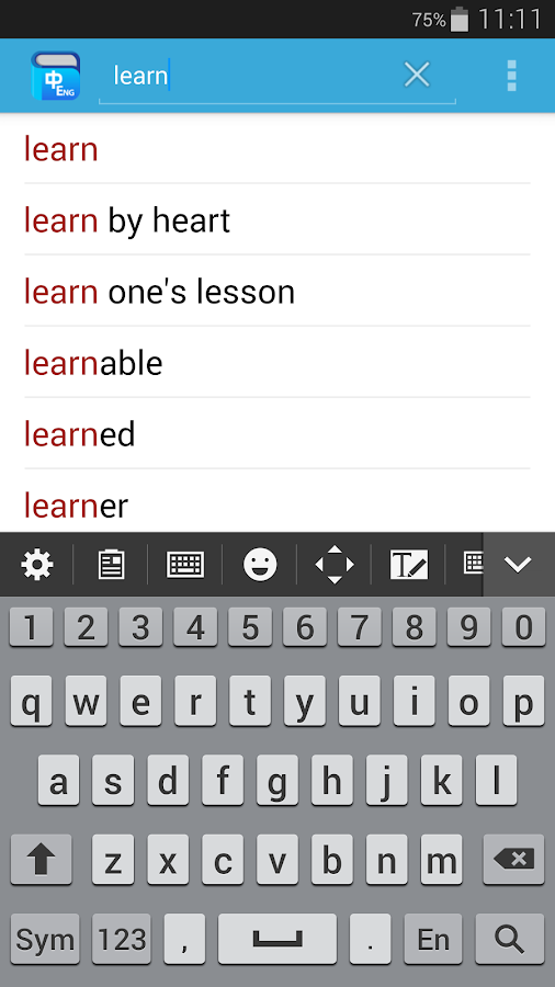 Chinese Dictionary/Translator screenshot