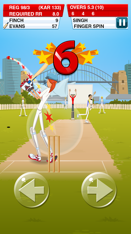 Android application Stick Cricket 2 screenshort