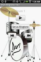 DRUM Ringtones Vol.1 APK Screenshot Thumbnail #1