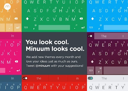 Minuum Keyboard Free + Emoji Screenshot