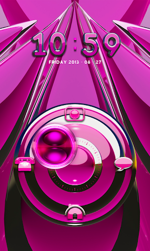 【免費生活App】GO Locker Theme Pink Deluxe-APP點子