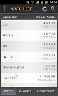 Portfolio Online Tőzsde Screenshots 5