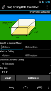 Free Drop Ceiling Calc Pro Select APK for Android