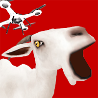 Drone with Goat Simulator