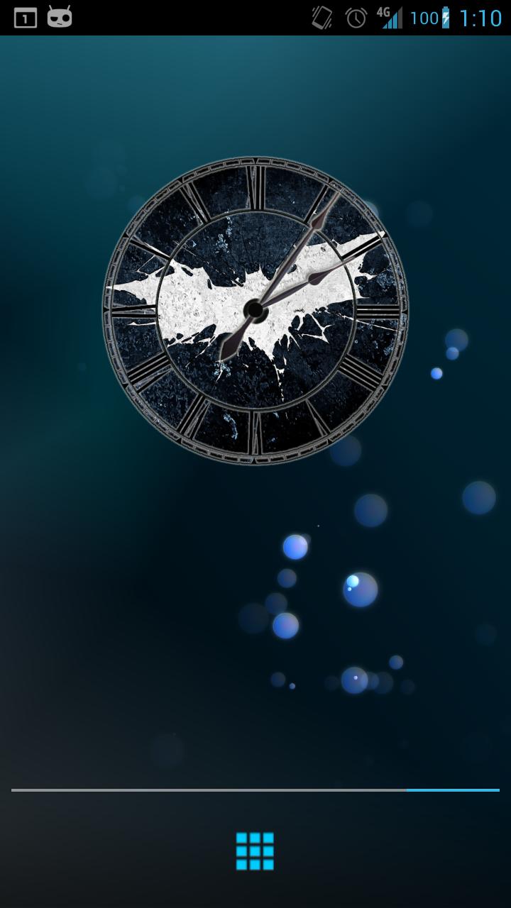 Dark Knight Rises Clock Screen 2