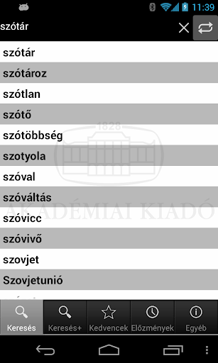 Hungarian Language Dictionary