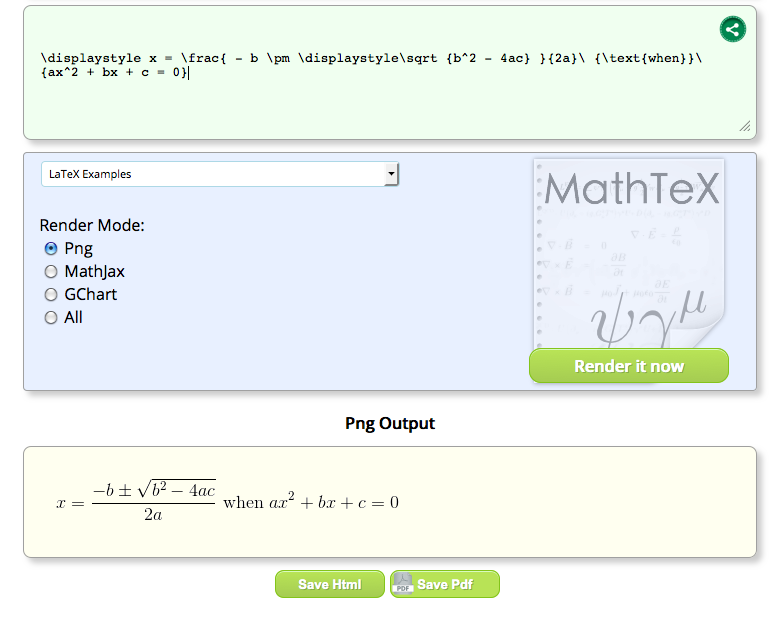 MathTeX LaTeX Mathematics Android Apps on Google Play