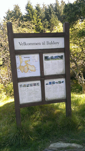 Bukkøy Info-skilt