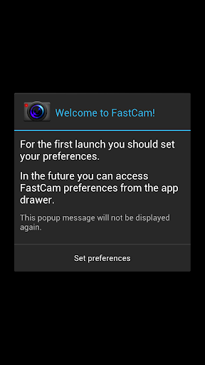 FastCam Quick Video Camera