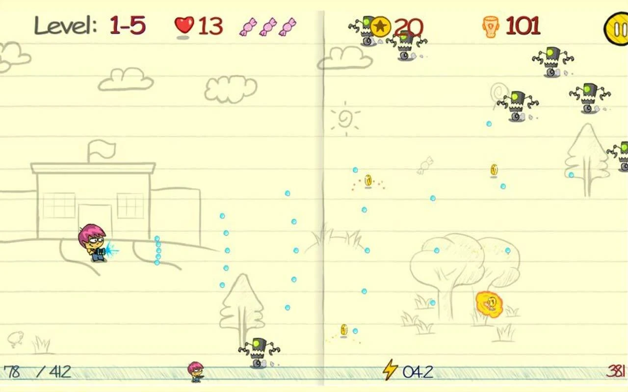Doodle Adventure Shooting - screenshot
