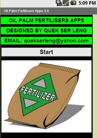 Oil Palm Fertiliser Calculator