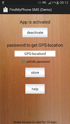 SMS localisation Demo