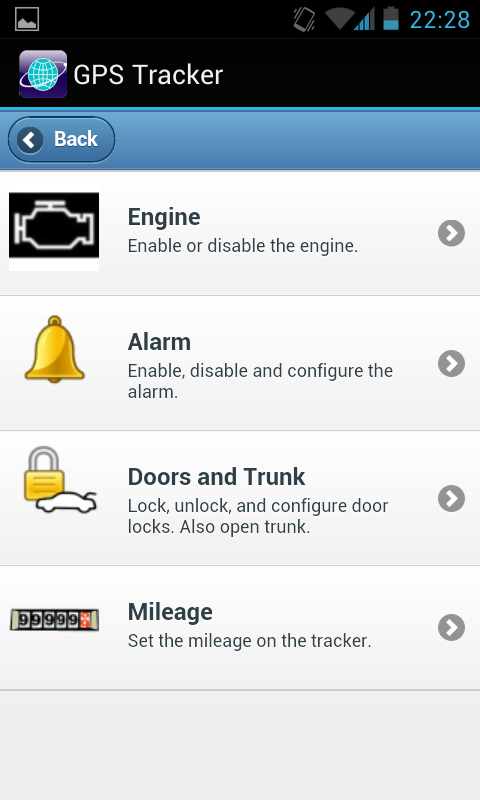 GPS Tracker Screen 3