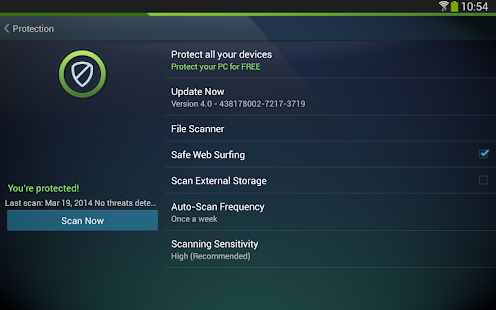 Mobile AntiVirus Security PRO - screenshot thumbnail