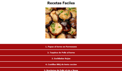 【免費教育App】Recetas Faciles-APP點子