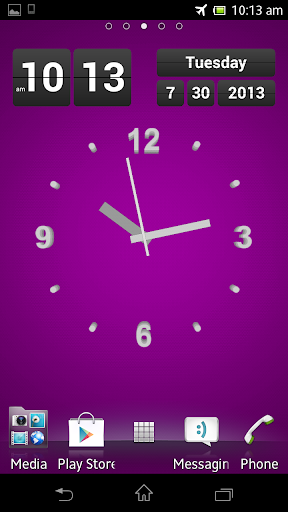 【免費個人化App】Zitanium Clock Live Wallpaper-APP點子