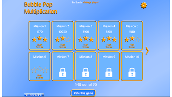 Bubble Pop Multiplication Free APK 스크린샷 이미지 #12