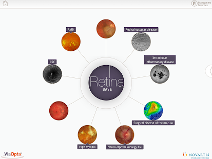 Android application Retina Base screenshot