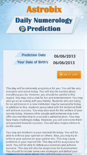 Daily Numerology Predictions