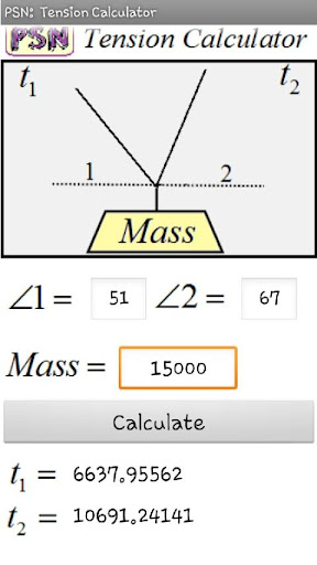 PSN Vector Tension Calculator